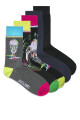 PACK DE 5 CALCETINES MELTING SKULL Black