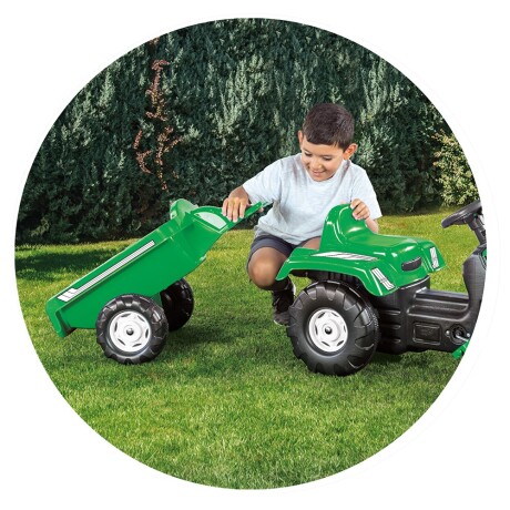 Auto Tractor con Zorra Remolque Pedal Dolu 8246 001