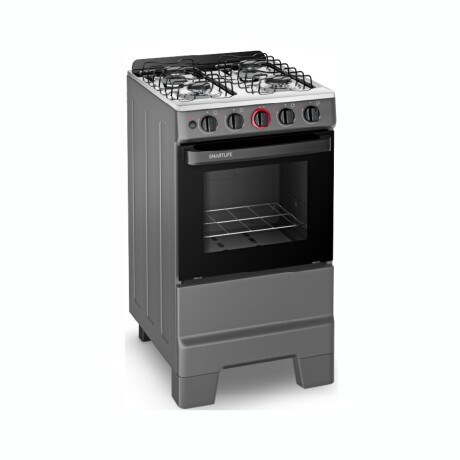 SMARTLIFE COCINA A GAS 4H SL-KBR504 Cocina A Gas SMARTLIFE SL-KBR504 4 Hornallas Capacidad De Horno 50L - Titanium