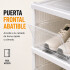 Zapatera Plegable 6 Zapatos Organizador Multiuso Ventilación Transparente 1