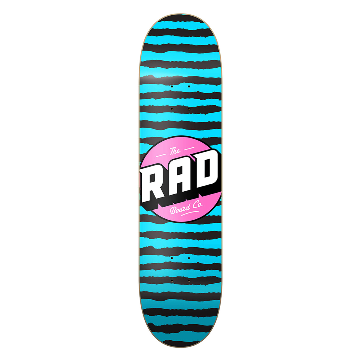 Deck Skate Rad 8.375" - Stripes Blue/Pink (Sólo Tabla · Lija Incluída) 