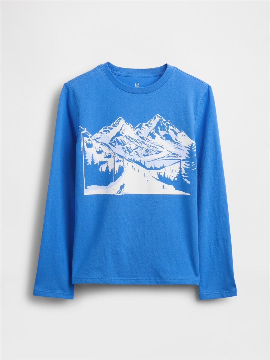 Remera Gráfico Niño - Supersonic Blue 184143 