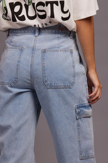 JEAN CARGO ILSE RUSTY Azul Claro