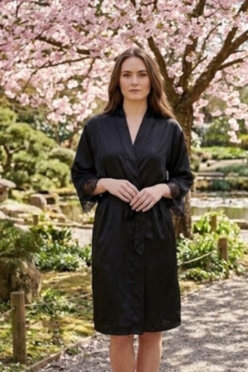 kimono seda encaje kimono seda encaje