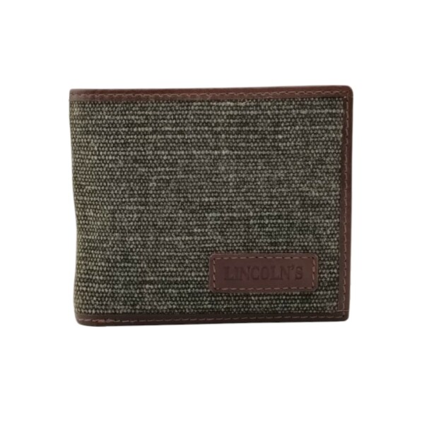 BILLETERA DE HOMBRE LINCOLNS 07 verdecombinado
