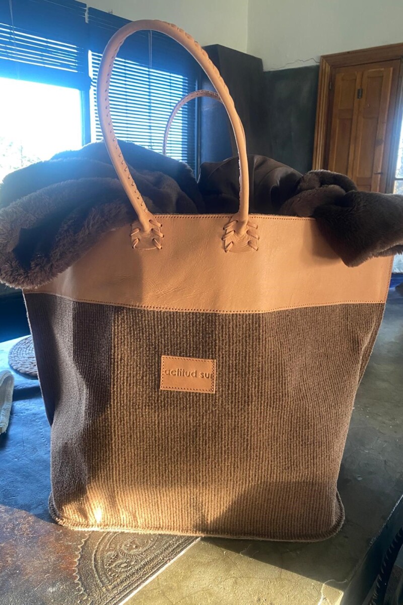 Pertutti Bag Cuero Suela Beige Oscuro