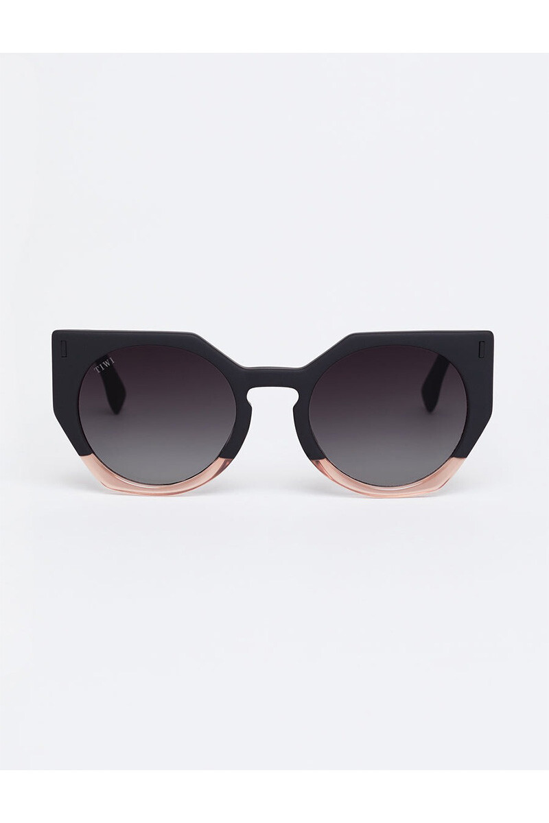 Lentes Tiwi Venus - Bicolor Black / Pink With Burgundy Gradient Lenses 