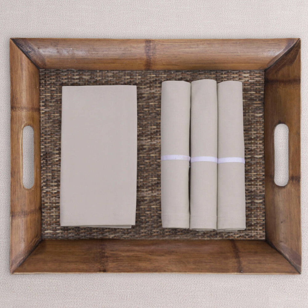 Set x4 Servilletas Beige