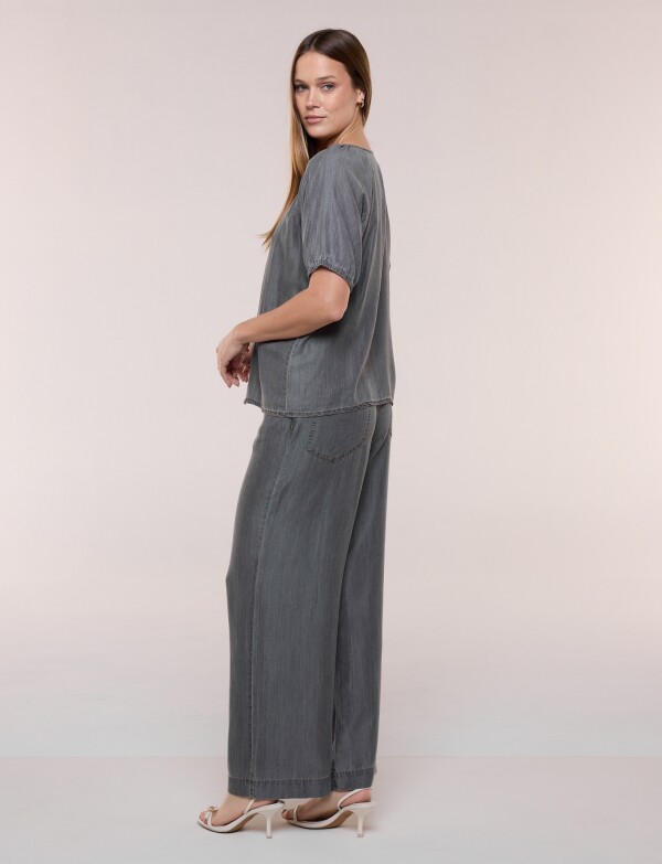 Blusa Denim GRIS
