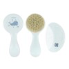 Set cepillo y peine KIKKABOO celeste