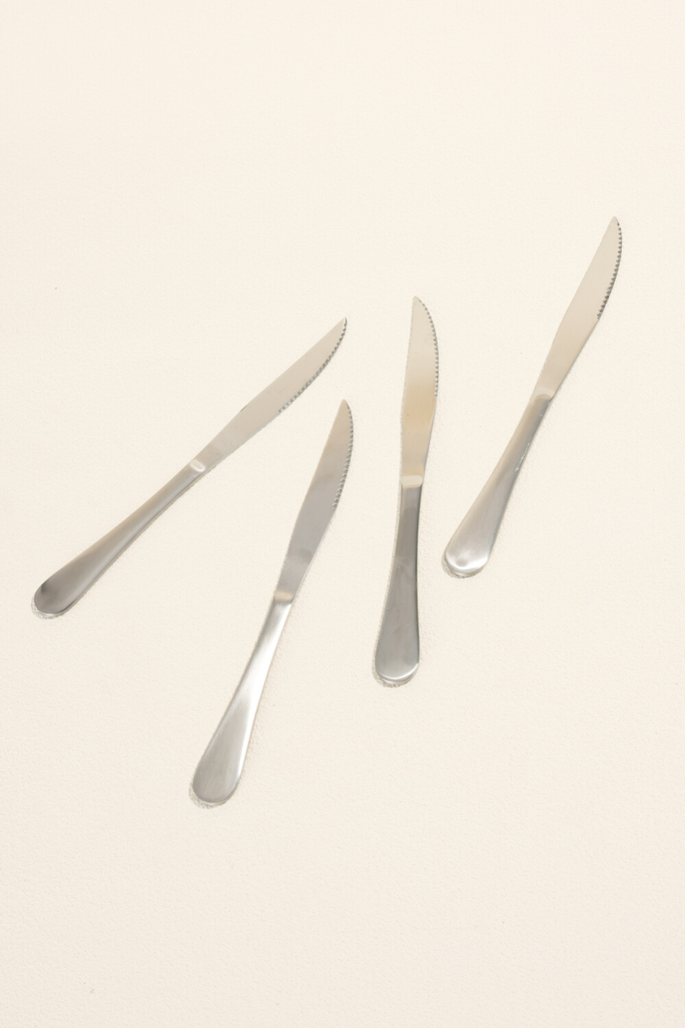 Cuchillo Olivo Set 4 Un. Plateado Color Unico