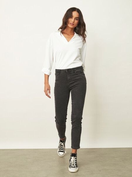 JEAN CADIZ SKINNY GRIS OSCURO