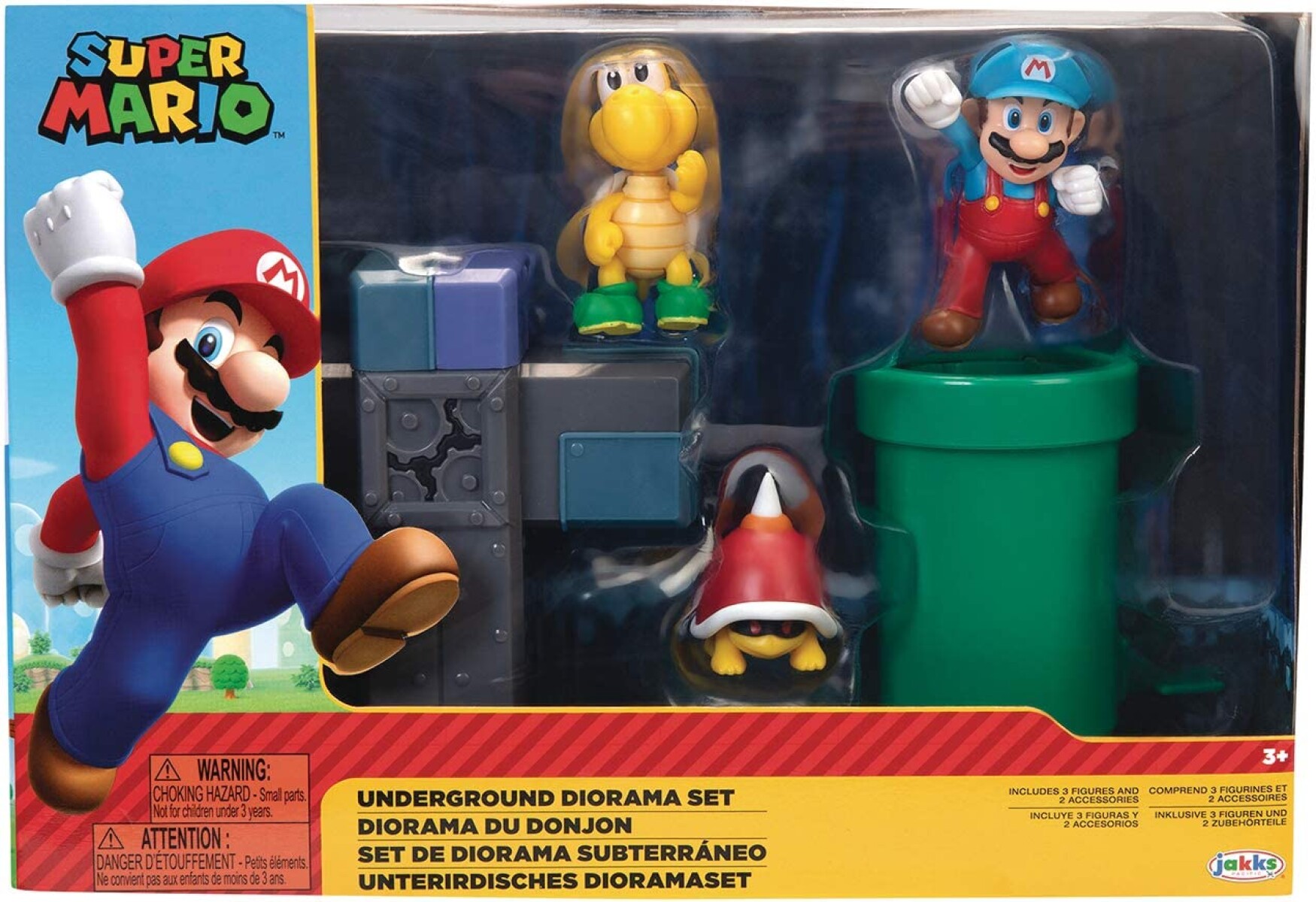 Set Super Mario Bros Diorama Subterráneo - 001 