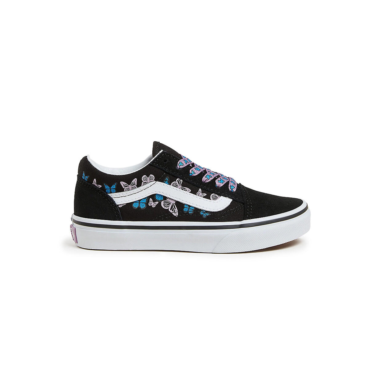 VANS OLD SKOOL SHOES - Black & Butterfly 