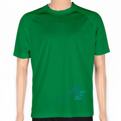 Remera Dry Fit verde ingles