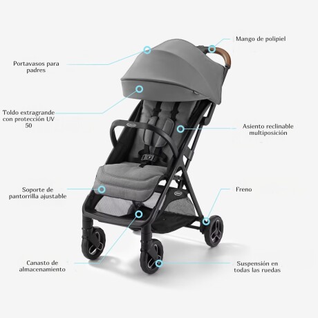 Coche Compacto de Viaje Ready2Jet Graco Coche Compacto de Viaje Ready2Jet Graco