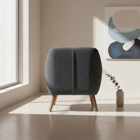 Butaca Paula - Tela Microfibra A420 (Grafito)