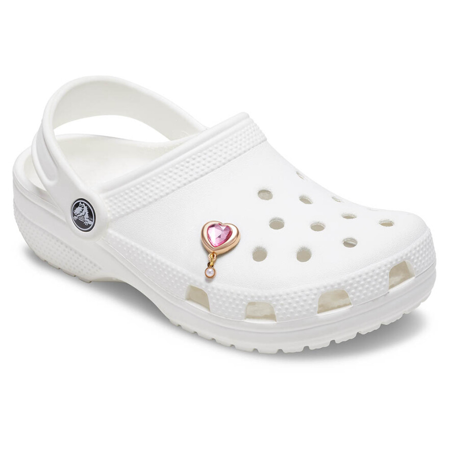 Gold Heart Gem with Pearl Multicolor