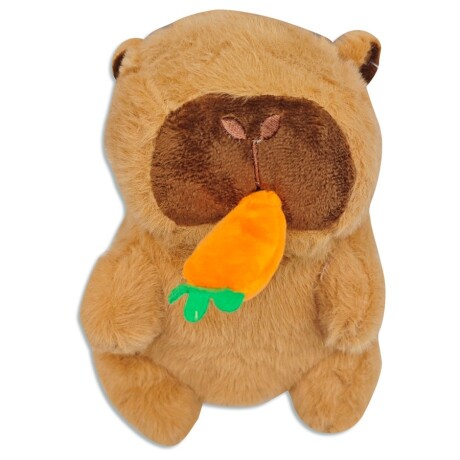 Peluche Capibara con Zanahoria 21CM 001