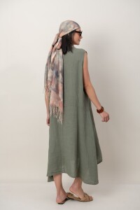 VESTIDO ADAMINA Verde Seco