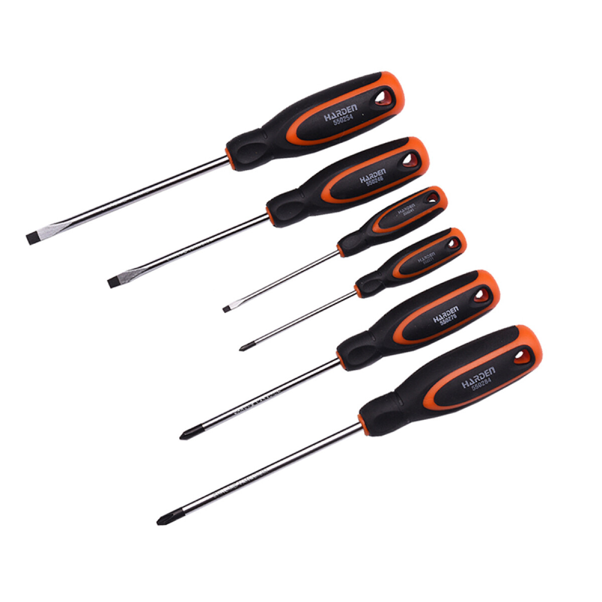 JUEGO DESTORNILLADORES 6 PZAS (3 PAL./3 PH) PRO HARDEN ++ - N/a 