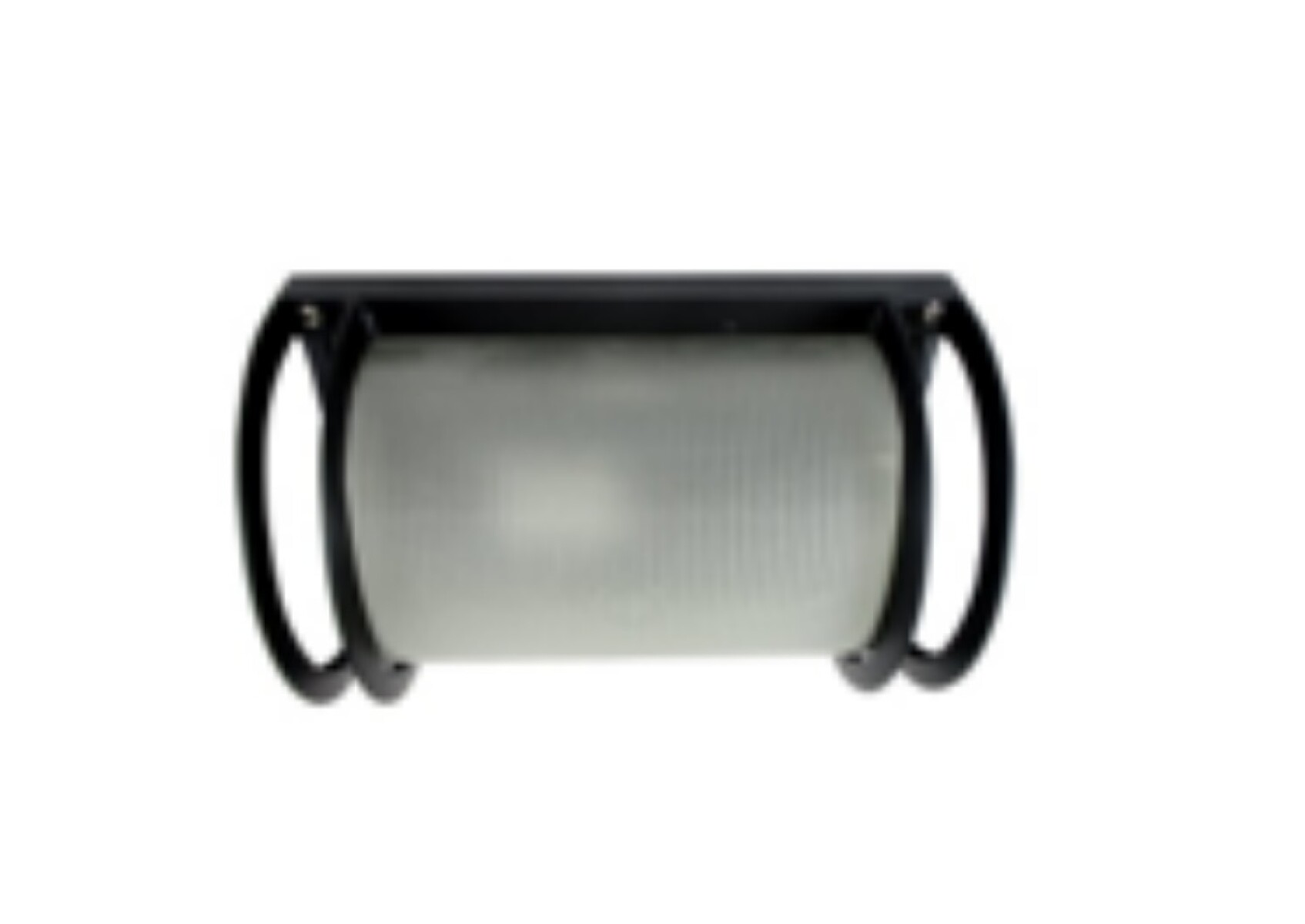 TORTUGA ALUMINIO RECT. C/VIDRIO SAT. NEGRA - NC 