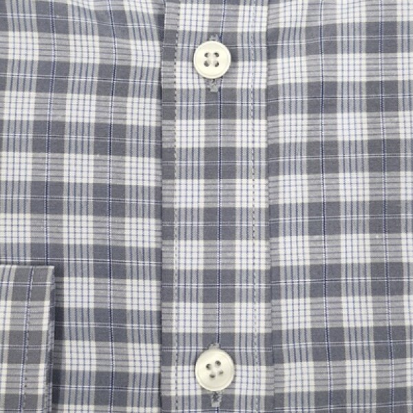 Camisa a Cuadros Gris Medio