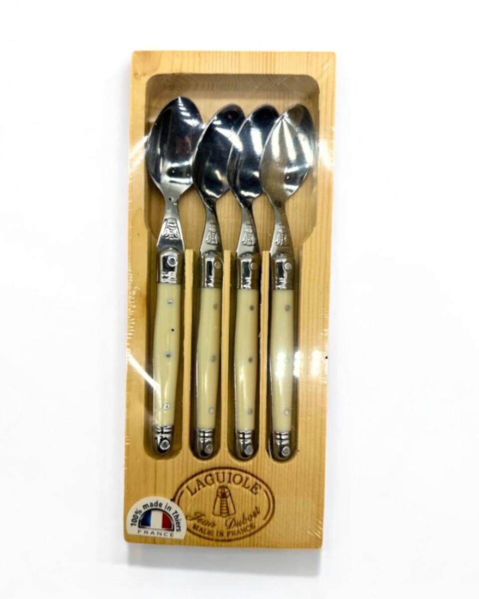 SET CUCHARITAS LAGUIOLE X4 - SET CUCHARITAS LAGUIOLE X4 - MODELO 1 