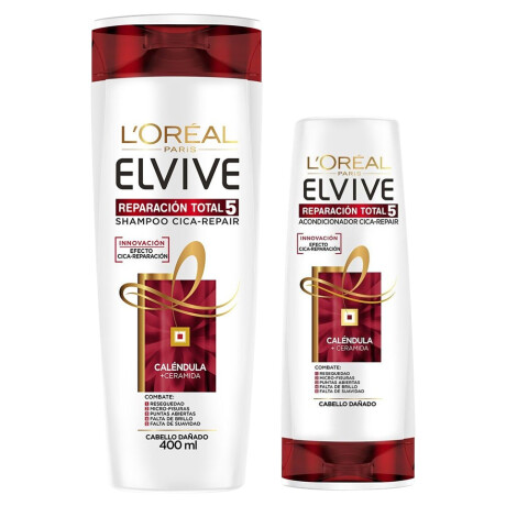 PACK SHAMPOO ELVIVE RT5 400 ML+ACONDICIONADOR 200 ML PACK SHAMPOO ELVIVE RT5 400 ML+ACONDICIONADOR 200 ML