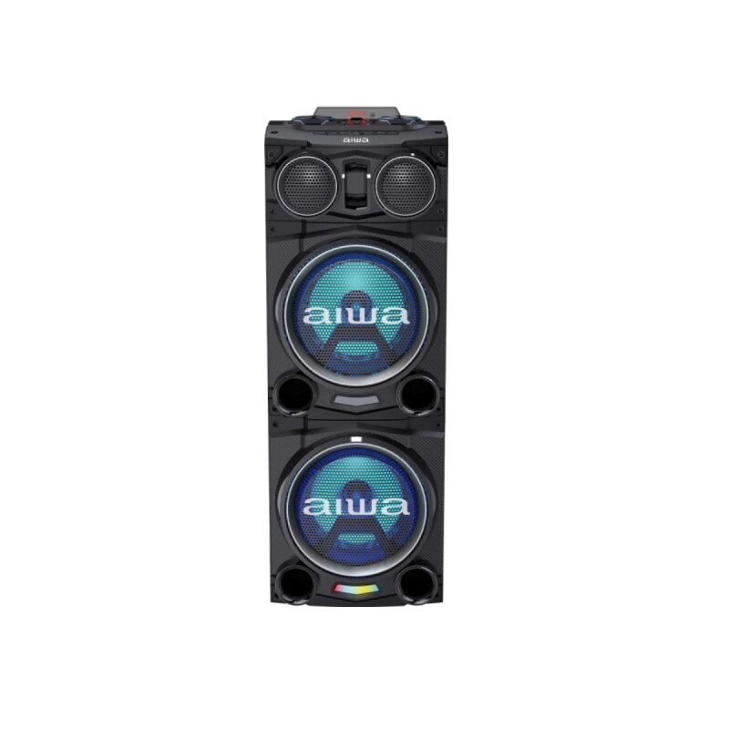 Torre de Sonido AIWA 2500W PMPO c doble woofer, LED y BT Torre de Sonido AIWA 2500W PMPO c doble woofer, LED y BT