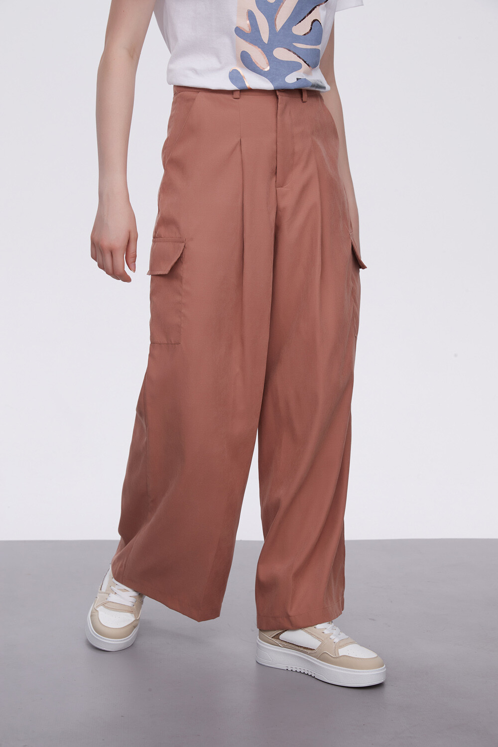 Pantalon Riad Tostado