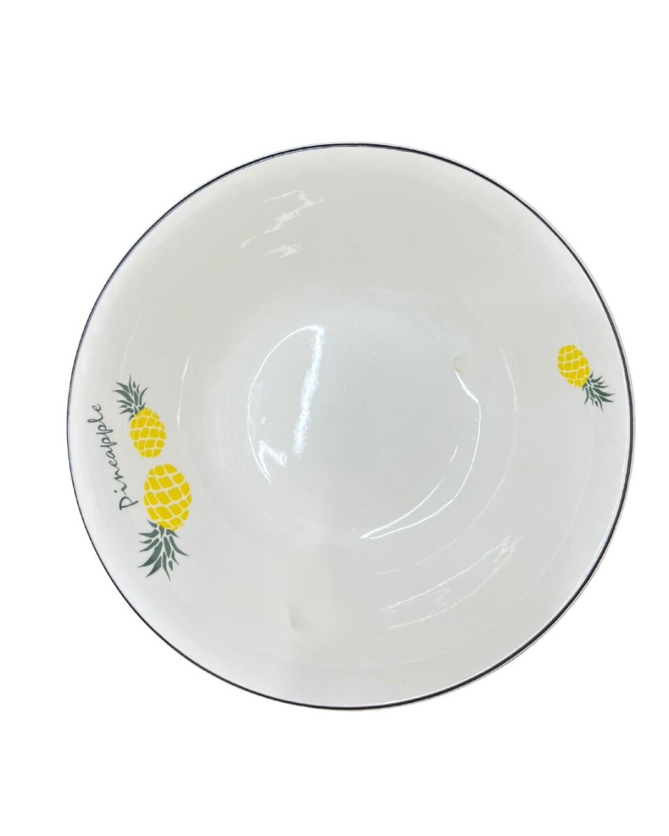BOWL DE PORCELANA CON DISEÑO FRUTAL • 23cm 