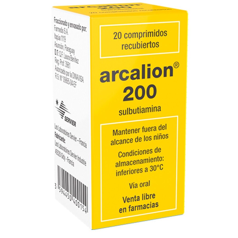 ARCALION CJ X 20 COMPRIMIDOS única