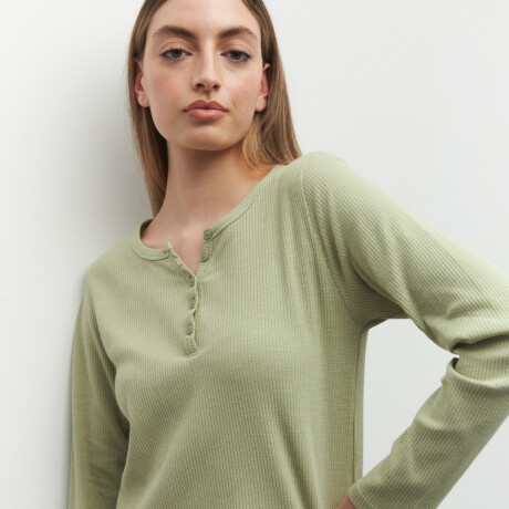 REMERA CORAL Verde Oliva