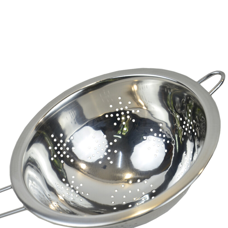 Colador con mango ac inox 21 cm PLATEADO