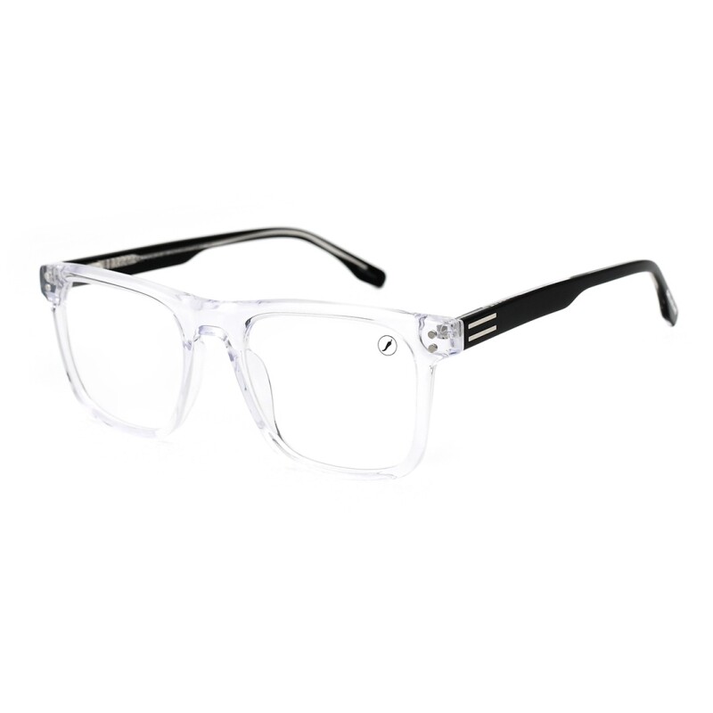 Armazón Chilli Beans Ubatuba más intercambiables de Sol Transparente - Negro