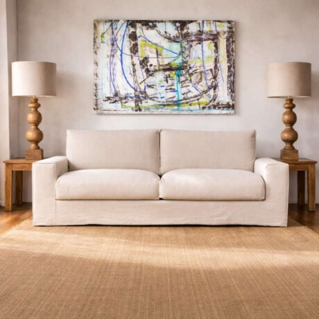 Sillón Cannes 3 Cuerpos Crudo Sillón Cannes 3 Cuerpos Crudo