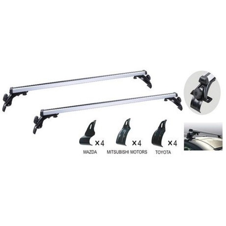 RACK PORTA EQUIPAJE - ALUMINIO UNIVERSAL AUTOS SIN GOTERO 3 CHAPAS WESTON RACK PORTA EQUIPAJE - ALUMINIO UNIVERSAL AUTOS SIN GOTERO 3 CHAPAS WESTON