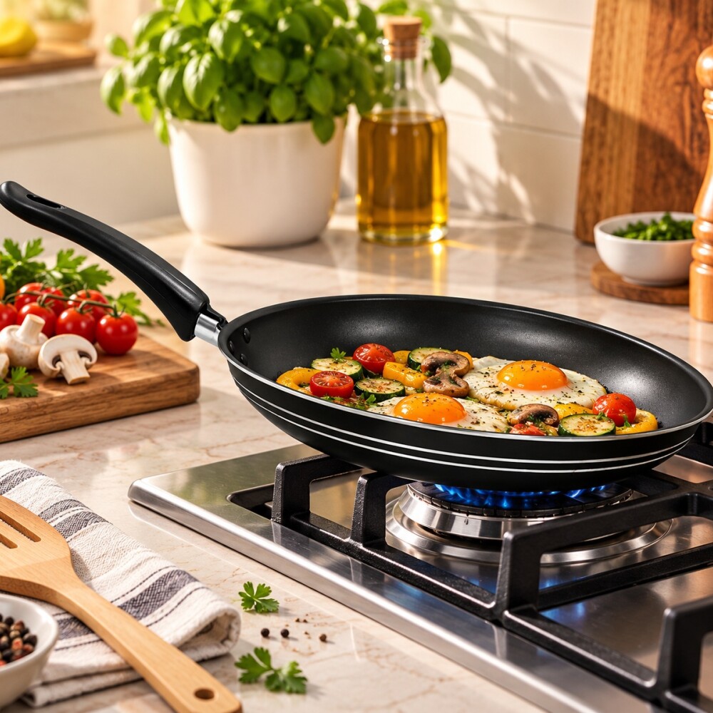 Sarten Atlantic black 24 cm CHEFF-FLON Sarten Atlantic black 24 cm CHEFF-FLON