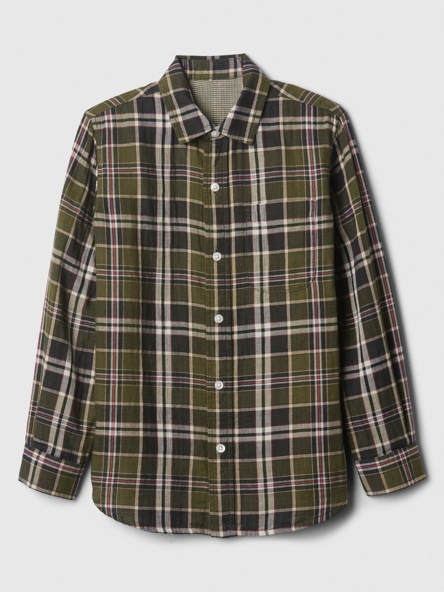 Camisa Manga Larga Niño - Deep Depths Grn 190413 