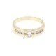 Anillo en oro 18k amarillo y brillantes Anillo en oro 18k amarillo y brillantes