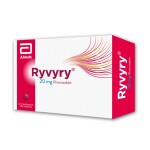 RYVYRY RIVAROXABAN 20 MG. CJ X 30 COMP. única
