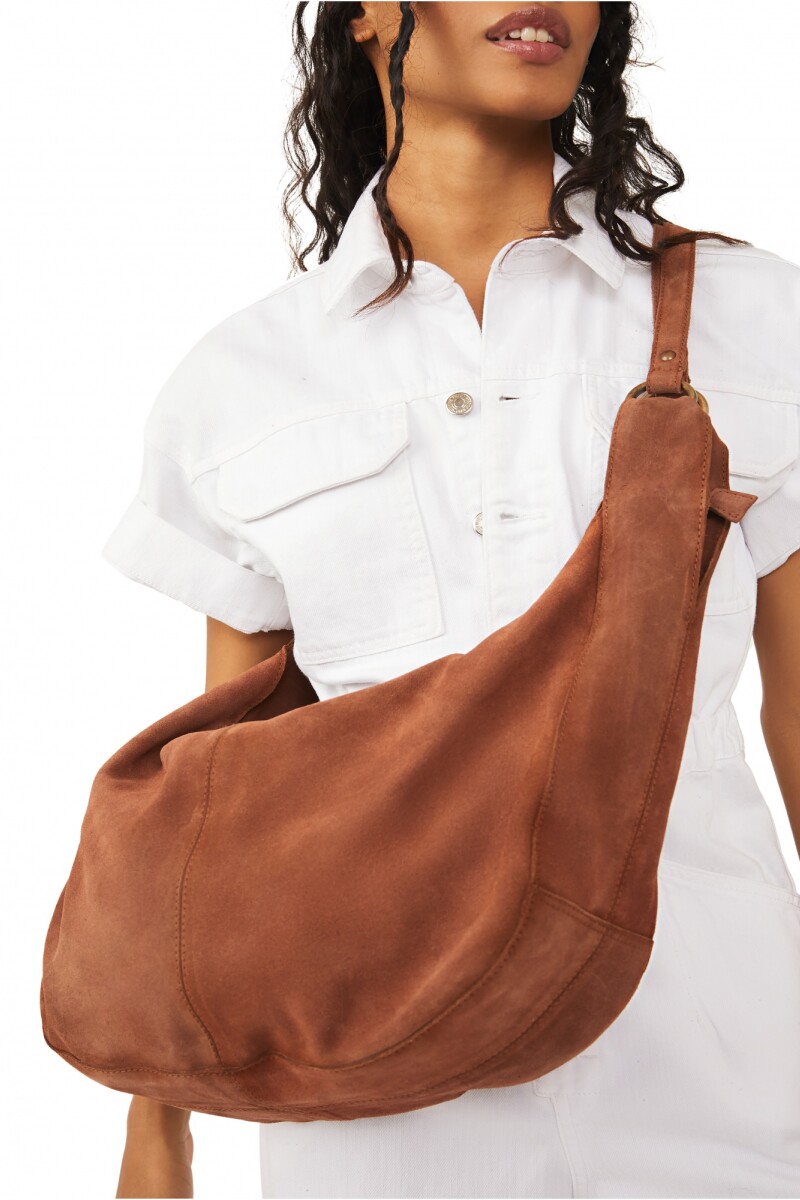 Bolso Roma Gamuza Marron