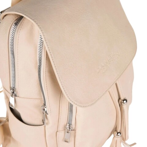 MOCHILA TULIPA BEIGE