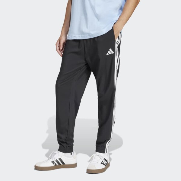 Pantalón Adidas Essentials 3 Rayas Negro