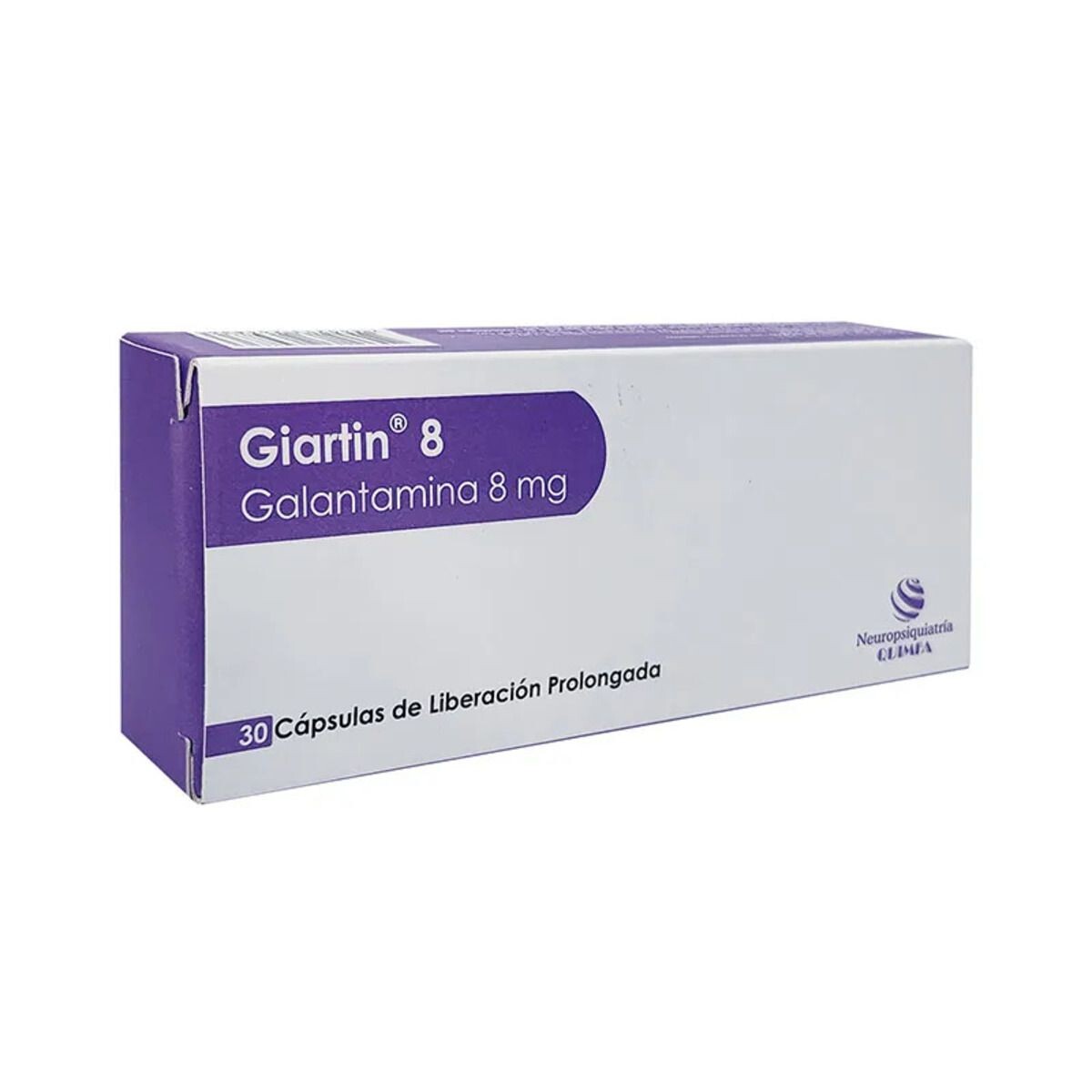 GIARTIN 8 MG LP X 30 CAPSULAS 