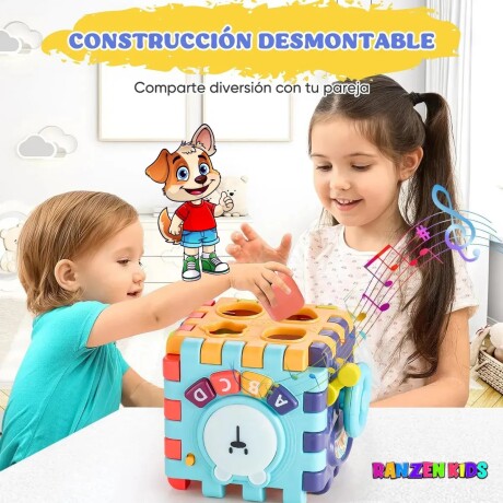 Cubo de Actividades Montessori con Sonido y Luces 001