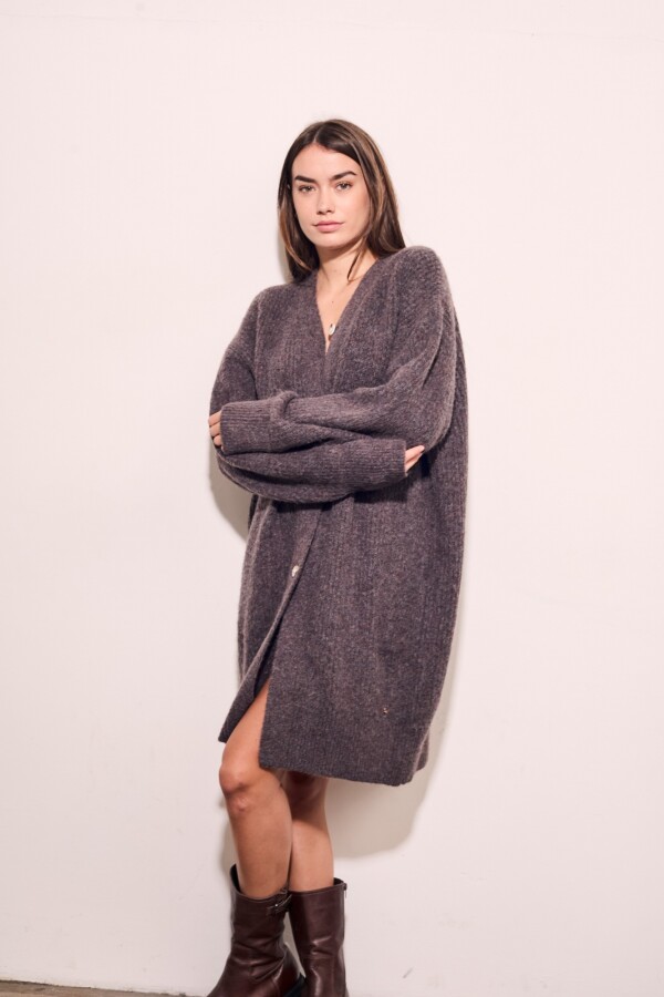 Cardigan Berenjena
