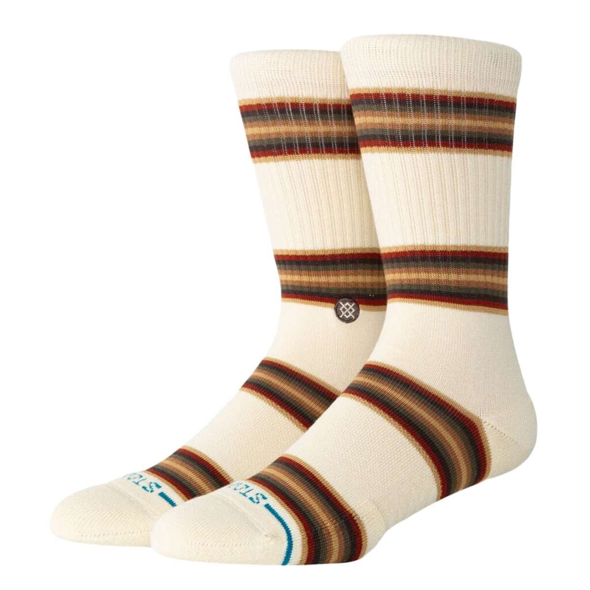 Medias Stance Hill Top - Beige Marrón 