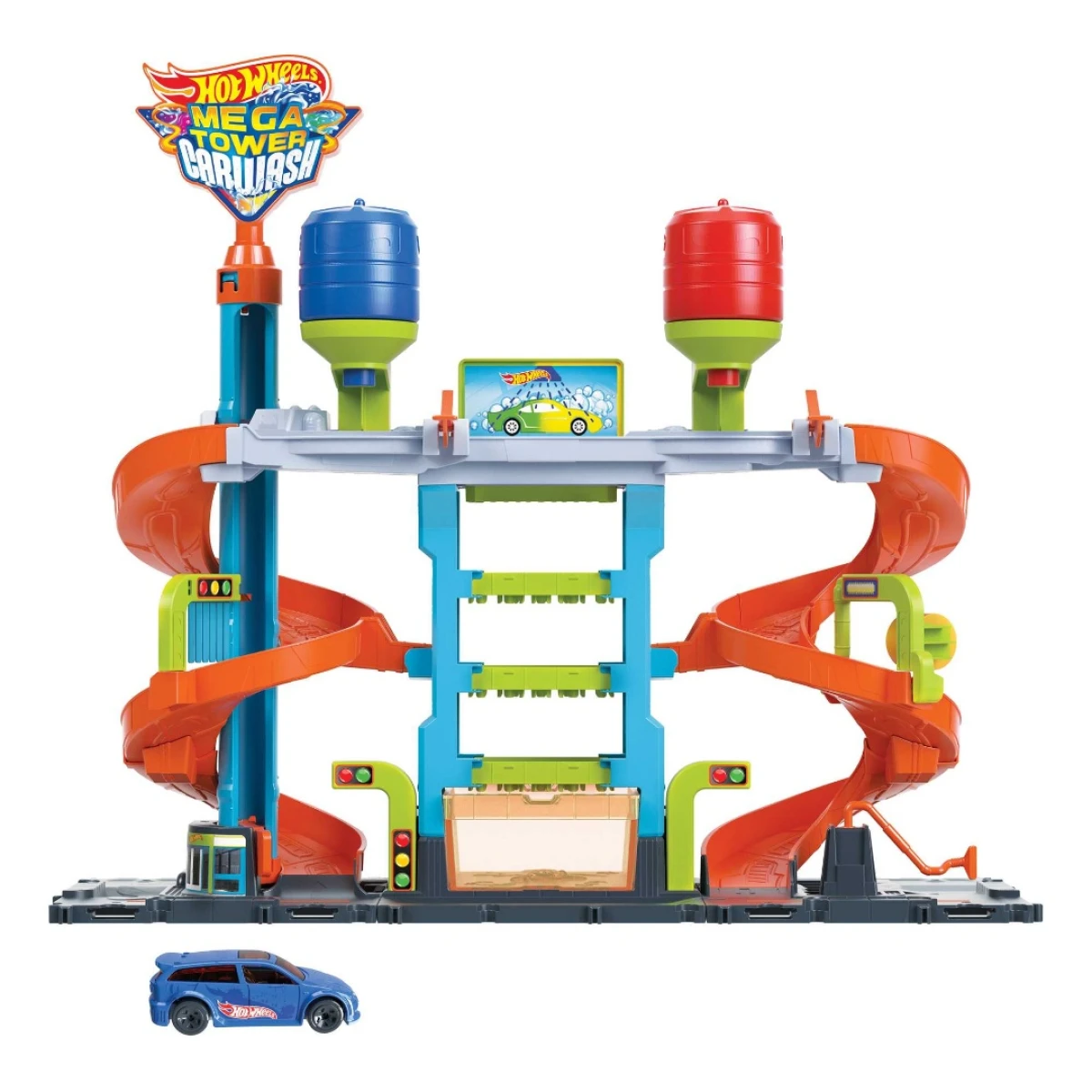 Pista Hot Wheels City Mega Torre de Lavado 